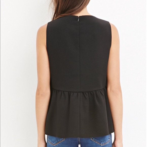 FOREVER 21 CONTEMPORARY “classic peplum top” - Picture 8 of 8